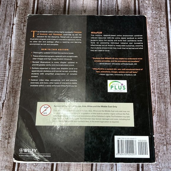 Principles of Anatomy & Physiology 13th Ed. Volume 2 Tortora Derrickson 2011 - Picture 2 of 4